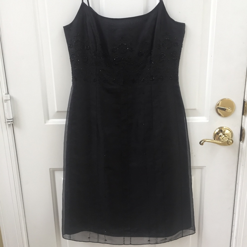Ann Taylor Silk Beaded Dress